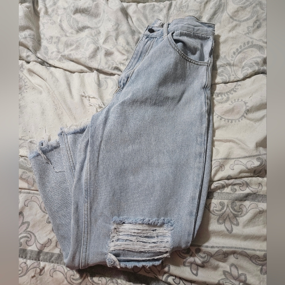 Twelve by ontwelfth light wash distressed jeans!